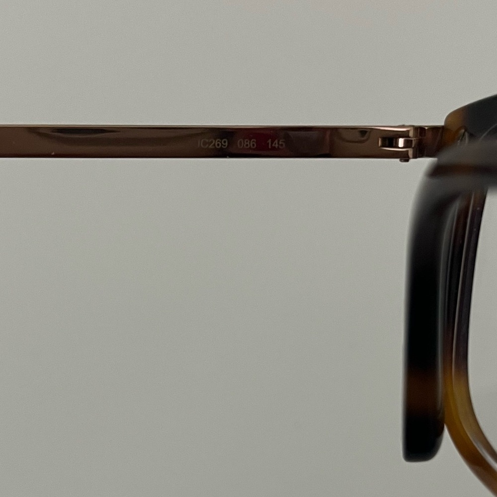 Jimmy Choo Glitter Embellished Cat Eye Prescription Brown Eye Glasses - Picture 5 of 11